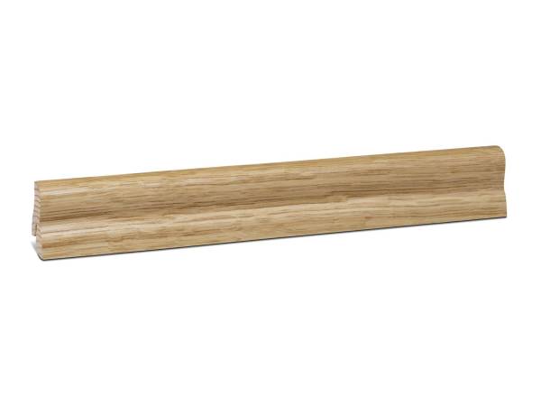 ExPress Holz Sockelleiste mit Eiche Furnier - natur lackiert (19x42mm)